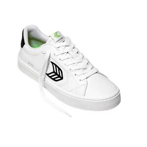 Cariuma Salvas Low Sneakers Womens 5.5 White Leather Lace Up NIB